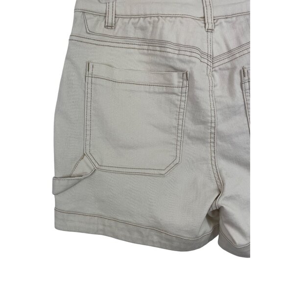 Democracy "Ab" Solution Tan High Rise Denim Shorts Womens Size 10 - Picture 8 of 11